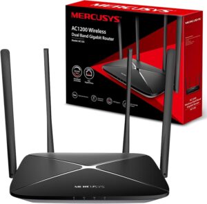 Mercusys AC1300 Wireless Dual Band Gigabit Router, 5 GHz, up to 60 Devices, IPTV Support